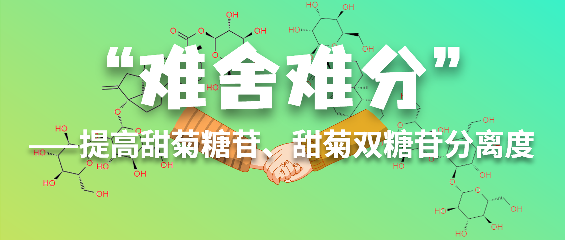 “難舍難分”——提高甜菊糖苷、甜菊雙糖苷分離度